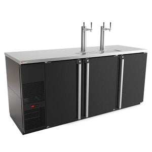 Micro Matic MDD78-E 80 Inch Draft Beer Cooler with 30.8 cu ft Capacity