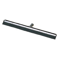 Carlisle 361202400 24 Inch Floor Squeegee Head with Straight Rubber Blade Metal Frame Black