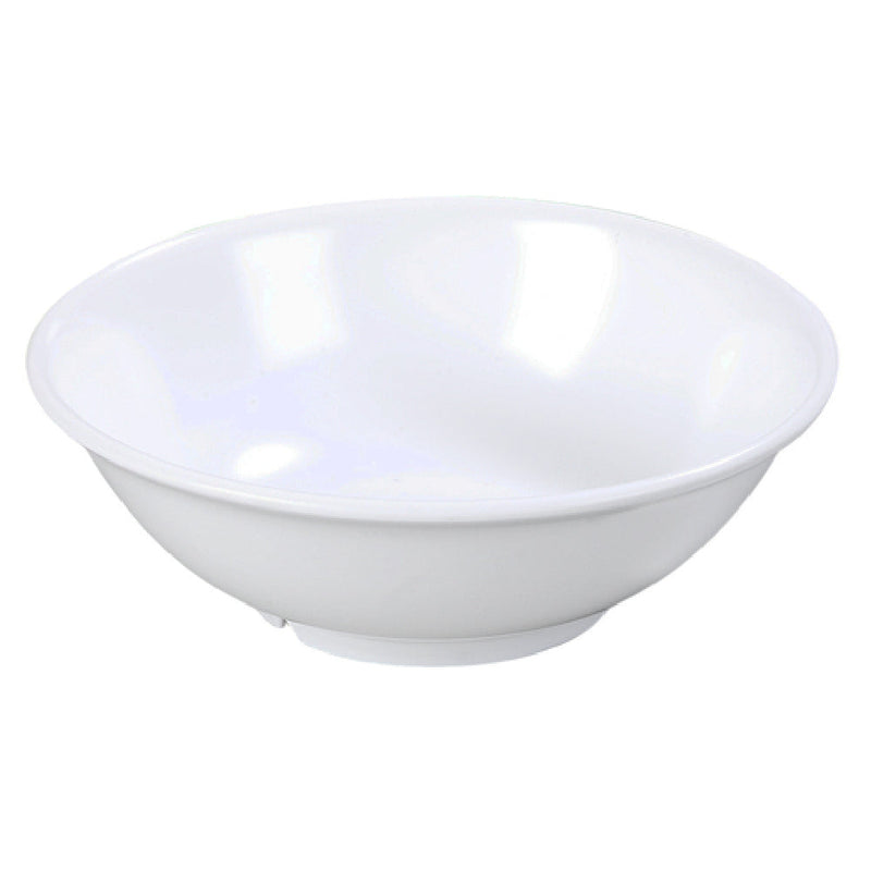 Carlisle 4373802 36 Oz Melamine Serving Bowl Round White Dishwasher Safe