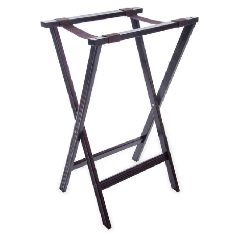 Carlisle C3620W11 20 Inch Tray Stand Black Straps Reinforced Hardwood