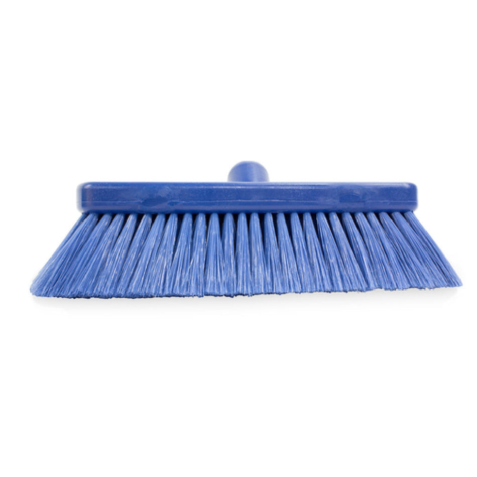 Carlisle 41278EC14 10 Inch Flo-Thru Wall and Equipment Brush Blue Nylex Bristles