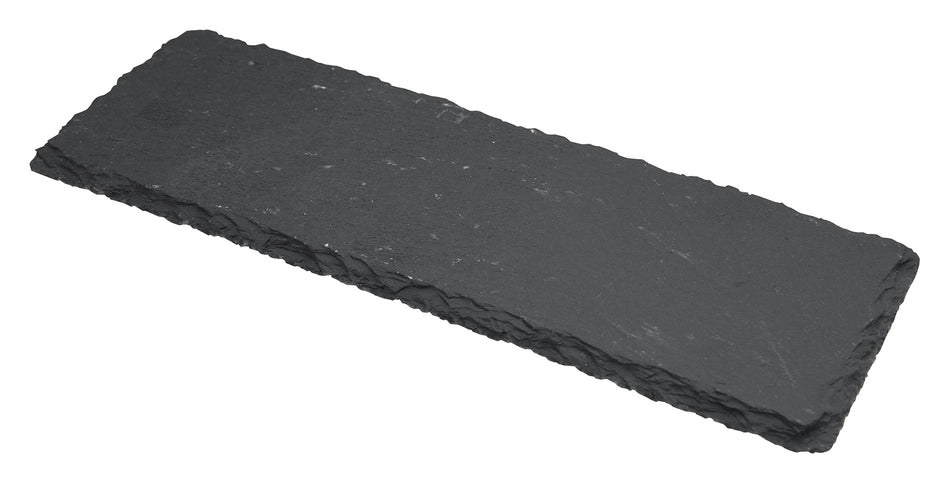 Winco WDL001-301 Tavo Slate Rectangular Platter - 11-1/2" x 4"
