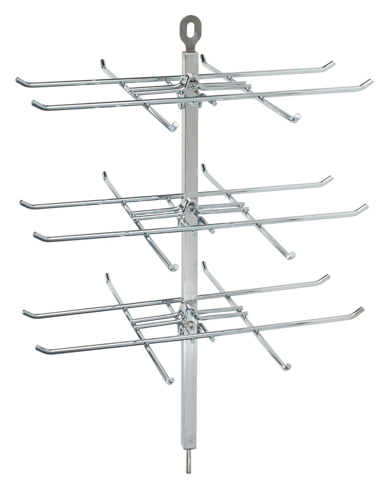 Winco EDM-2PR 10 Inch Pretzel Rack with Stainless Steel Construction
