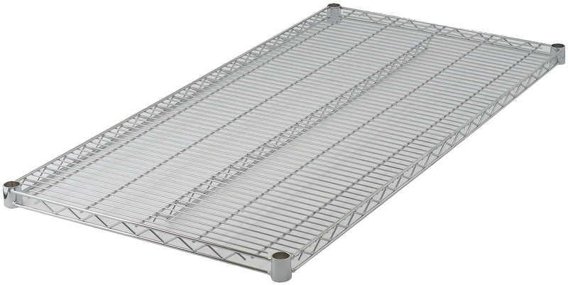 Winco VC-2460 60 Inch Wire Shelf includes 4 sleeve clips Chrome plated