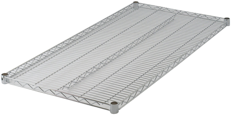 Winco VC-2460 60 Inch Wire Shelf includes 4 sleeve clips Chrome plated