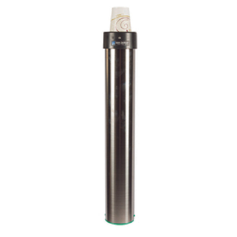 Carlisle C3200EV 23-1/2 Inch Cup Dispenser Surface-mount Top Loading Stainless Steel