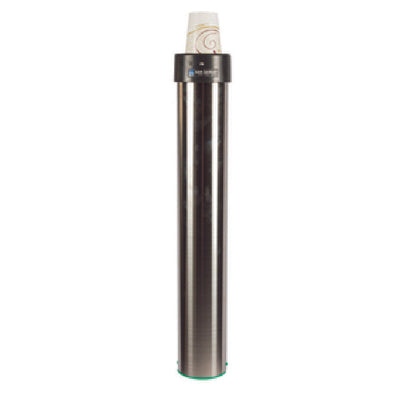 Carlisle C3200EV 23-1/2 Inch Cup Dispenser Surface-mount Top Loading Stainless Steel