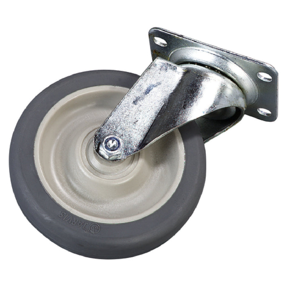 Carlisle IC2254CS00 5 Inch Swivel Plate Caster Non-Marking for Cateraide