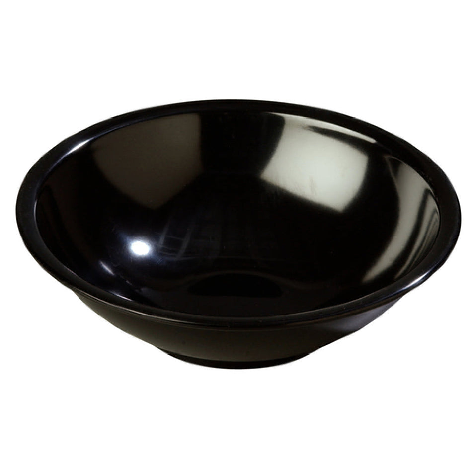 Carlisle 800B03 7-1/2 Inch Salad Bowl 24 Oz. Durable Melamine Black