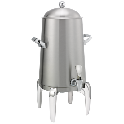 Flame Free™ Thermo-Urn™ 3-Gallon Vacuum Insulated Urn with Modern Legs and Domed Lid in Brushed Stainless