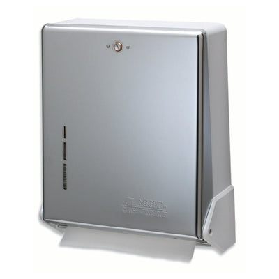Carlisle T1905XC 12 Inch Paper Towel Dispenser Manual Wall Mounted Metal with Plastic