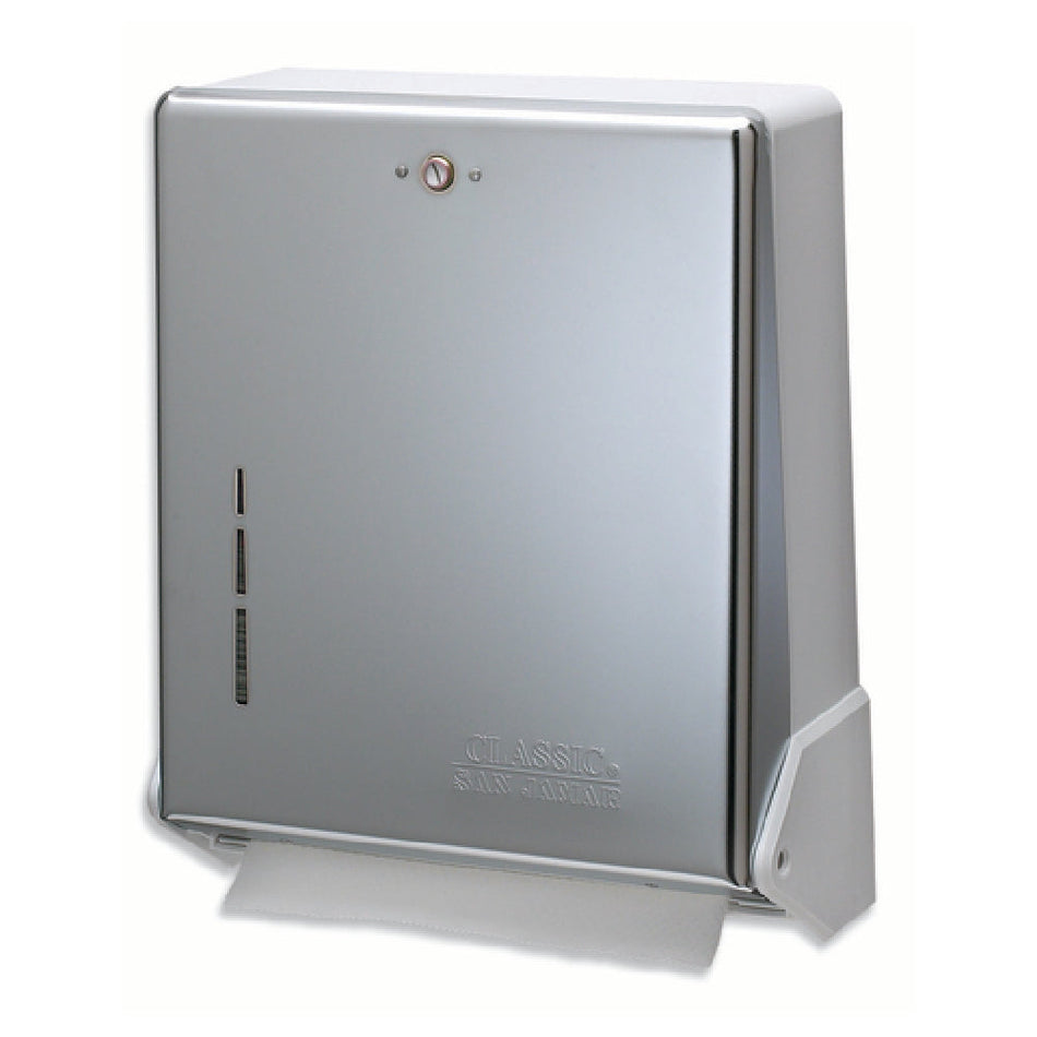 Carlisle T1905XC 12 Inch Paper Towel Dispenser Manual Wall Mounted Metal with Plastic