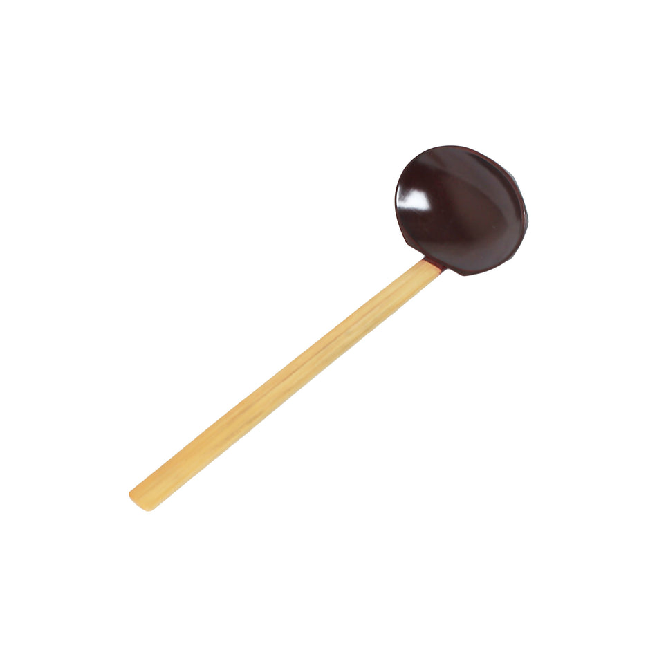 3-3/8" Diameter, Soup Spoon with 8-5/8" Bamboo Handle