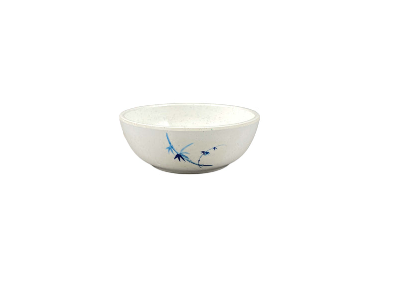 Thunder Group 3001BB 10 Oz Bowl with Break-resistant Melamine Blue Bamboo