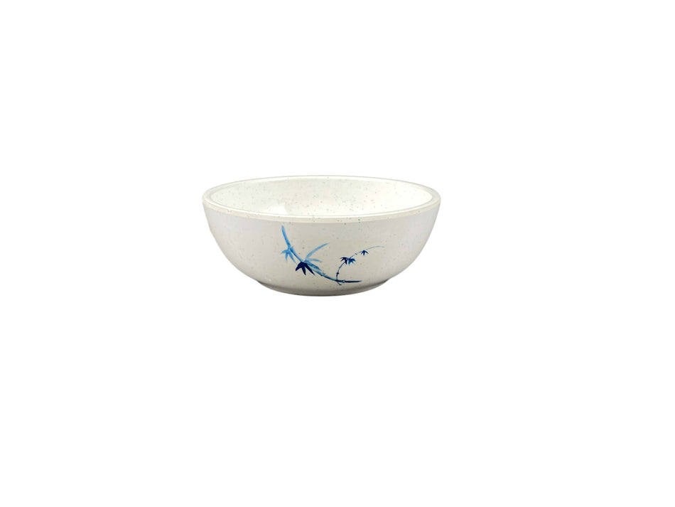 12 Pack 10 oz, 4-1/2" Bowl, Blue Bamboo, Melamine, BPA Free, Dishwasher Safe, Break-Resistant, Shatter-Resistant, No Microwave, No Oven, NSF