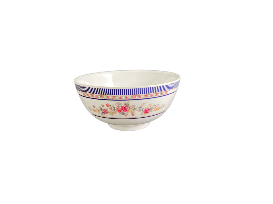 12 Pack 12 oz, 4-7/8" Diameter x 2-3/8" Height, Rice Bowl, Rose Dinnerware, Melamine, BPA Free, Dishwasher Safe, Break-Resistant, Shatter-Resistant, No Microwave, No Oven, NSF