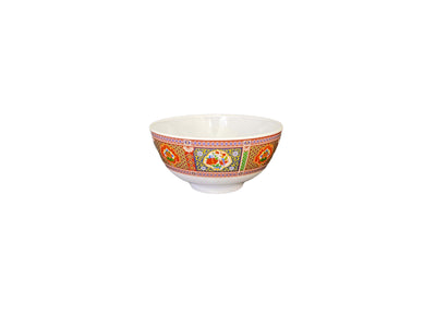 Thunder Group 3004TP 12 Oz Round Rice Bowl Break Resistant Dishwasher Safe Melamine Peacock