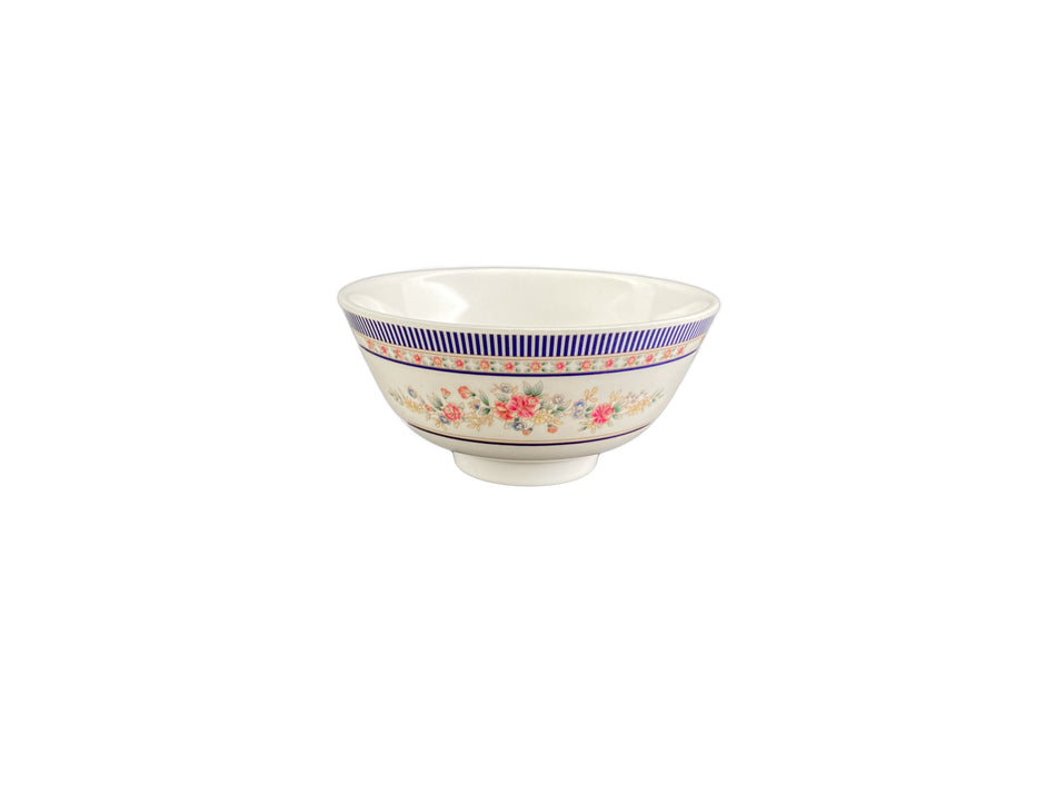 12 Pack 9 oz, 4-3/8" Diameter x 2-1/8" Height, Rice Bowl, Rose Dinnerware, Melamine, BPA Free, Dishwasher Safe, Break-Resistant, Shatter-Resistant, No Microwave, No Oven, NSF