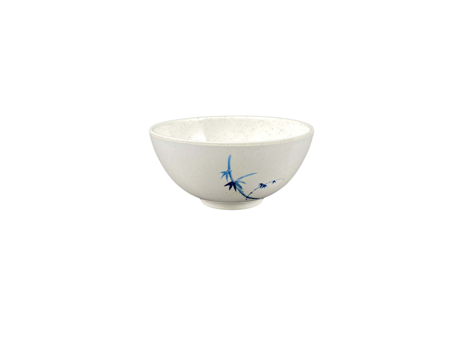 12 Pack 9 oz, 4-3/8" Diameter x 2-1/8" Height, Rice Bowl, Blue Bamboo Dinnerware, Melamine, BPA Free, Dishwasher Safe, Break-Resistant, Shatter-Resistant, No Microwave, No Oven, NSF