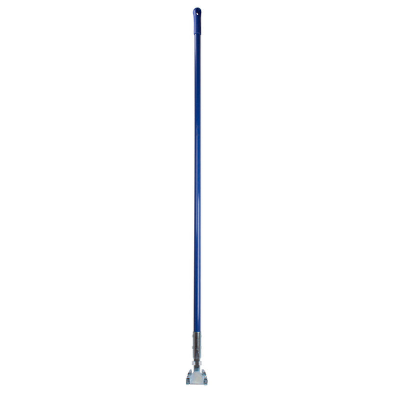 Carlisle 362113EC14 60 Inch Dust Mop Handle Clip-On Fiberglass Blue
