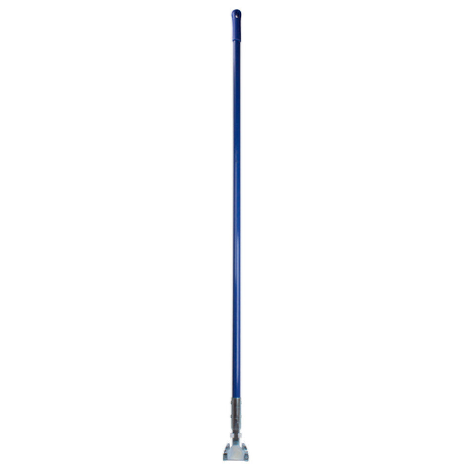 Carlisle 362113EC14 60 Inch Dust Mop Handle Clip-On Fiberglass Blue
