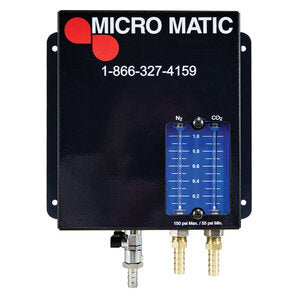 Micro Matic MM100-LD 12 Inch Gas Blender Draft Beer System Parts with Leak Detection