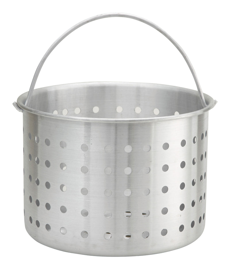 Winco ALSB-20 20 Quart Steamer Basket - Aluminum Drop-In for Commercial Stock Pots