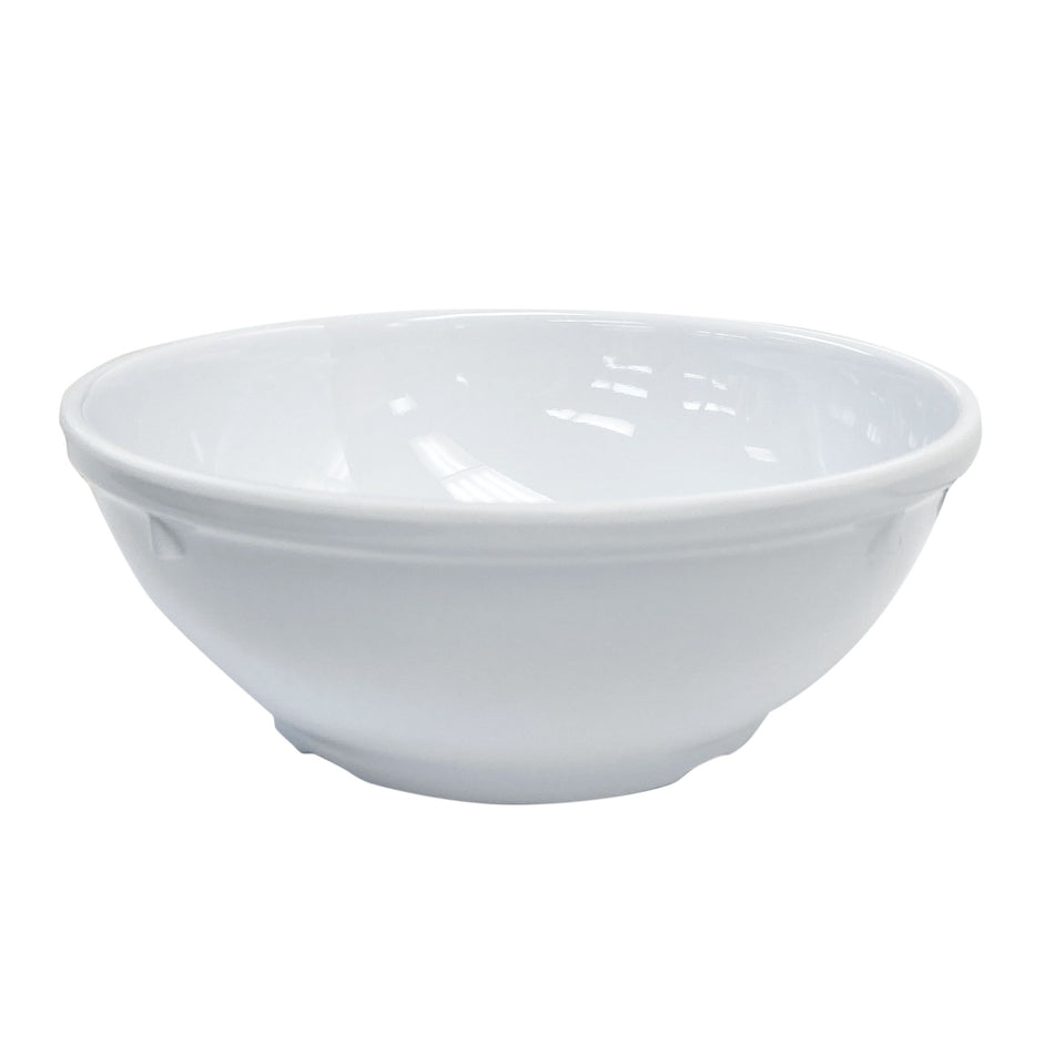 12 Pack 20 oz, 5-5/8" Diameter x 2-1/8" Height, Nappie, White Color, Melamine, BPA Free, Dishwasher Safe, Break-Resistant, Shatter-Resistant, No Microwave, No Oven, NSF