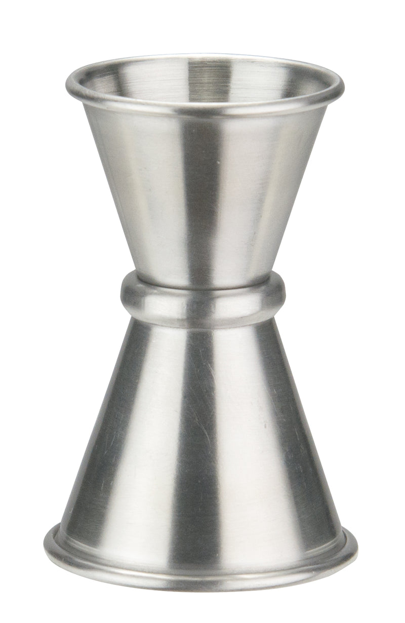 Winco J-6 1/2 Oz Rolled Rim Jigger Stainless Steel with Japanese Style