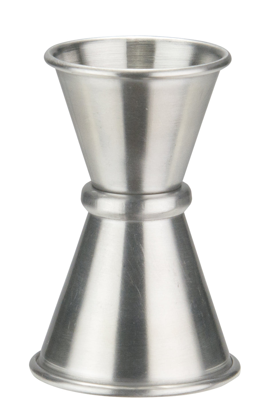 Winco J-6 1/2 Oz Rolled Rim Jigger Stainless Steel with Japanese Style