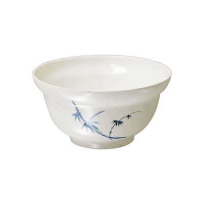 Thunder Group 3201BB 20 Oz Noodle Bowl Round Dishwasher Safe BPA Free Melamine Blue Bamboo