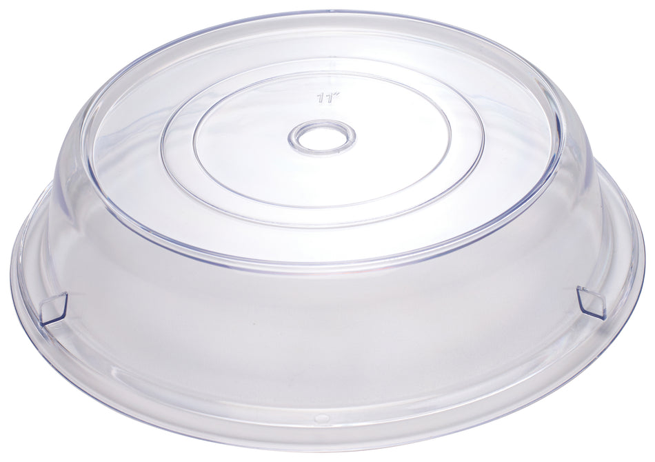 Winco PPCR-11 11 Inch Diameter Round Plate Cover with Clear Polycarbonate