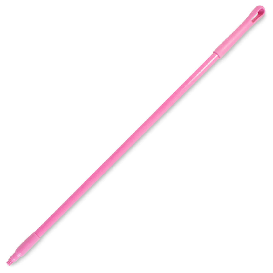 Carlisle 41225EC26 48 Inch Hanging Cap Threaded Fiberglass Pink Handle
