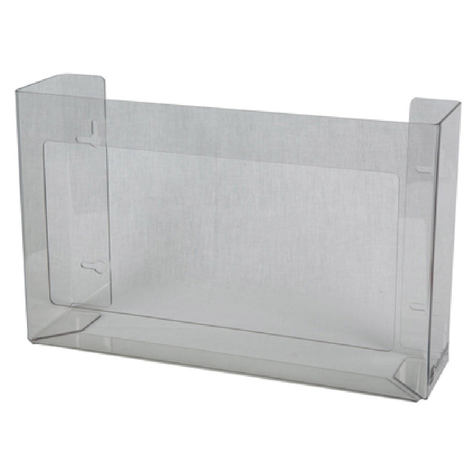 Carlisle G0805 16 Inch Disposable Glove Dispenser Clear Plastic - 3 Box Capacity