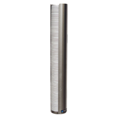 Carlisle L3200 23-1/2 Inch Lid Dispenser Wall Mount 304 Stainless Steel with Single Sleeve Capacity
