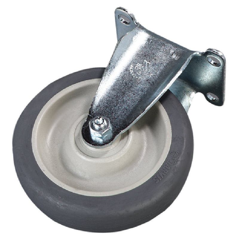 Carlisle IC225CR00 5 Inch Non-marking Plate Caster Rigid No-brake