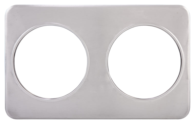 Winco ADP-808 21 Inch Adapter Plate for 7 Quart Insets Stainless Steel