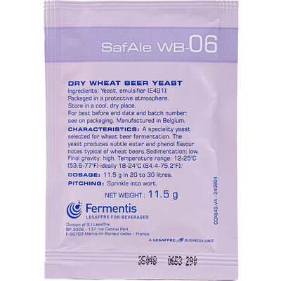 Safbrew WB-06 Wheat Beer Yeast by Fermentis