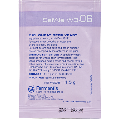 Safbrew WB-06 Wheat Beer Yeast by Fermentis