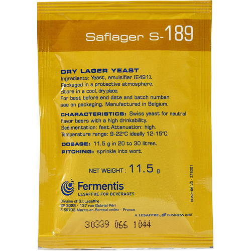 Fermentis SafLager S-189 11.5g