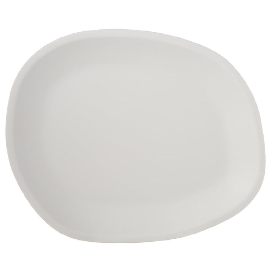 Carlisle 5310223 13 Inch Oblong Platter Stain Resistant Dishwasher Safe Melamine Gray