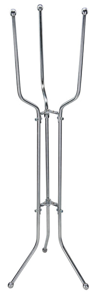 Winco Folding Stainless Steel Wine Bucket Stand - 24" Mirror Finish