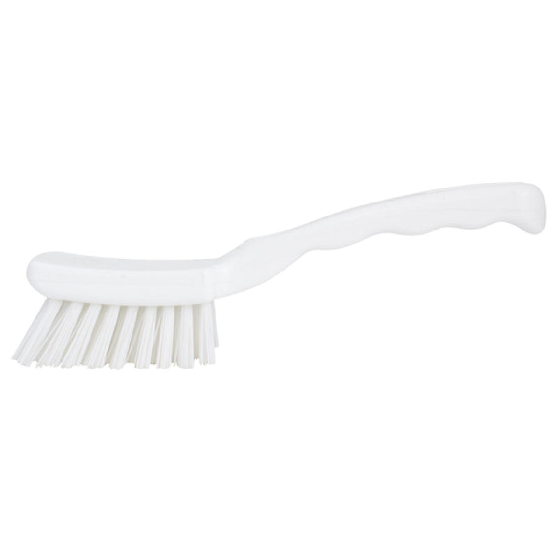 Carlisle 41395EC14 7 Inch Detail Brush Plastic Block Polyester Bristles Blue