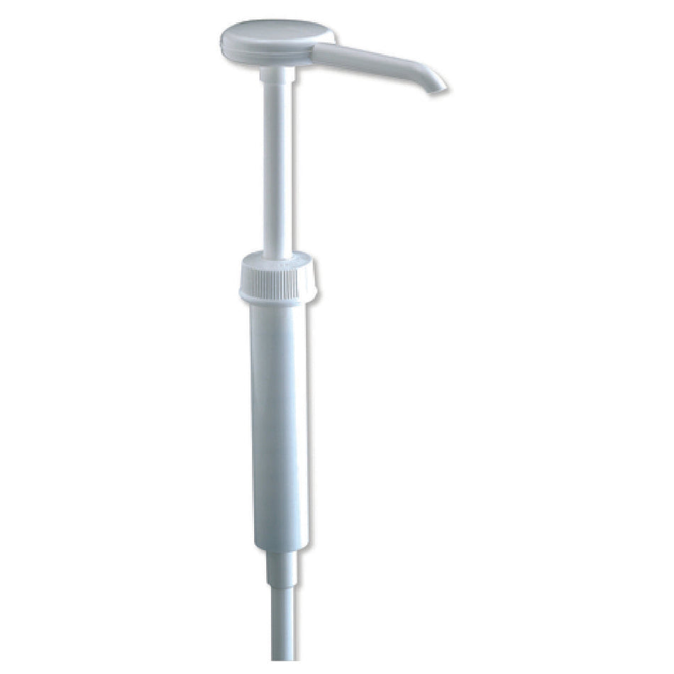 Carlisle P7300 1 Oz Economy Condiment Pump 5 Inch Dip Tube High-impact Plastic White