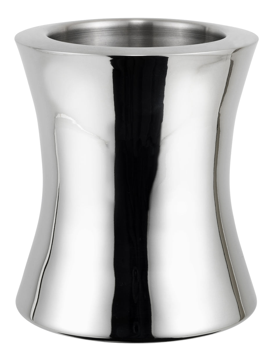 Winco WC-60 60 Oz Insulated Wine Cooler Double Walled Stainless Steel Mirror Finish