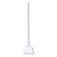 Carlisle 41083EC02 56 Inch Fiberglass Handle Auto Broom White