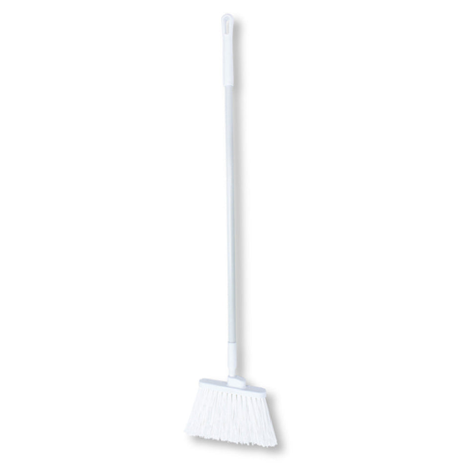 Carlisle 41083EC02 56 Inch Fiberglass Handle Auto Broom White
