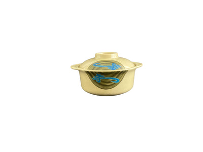 Thunder Group 3503J 12 Oz Miso Bowl with Lid Break-Resistant Melamine