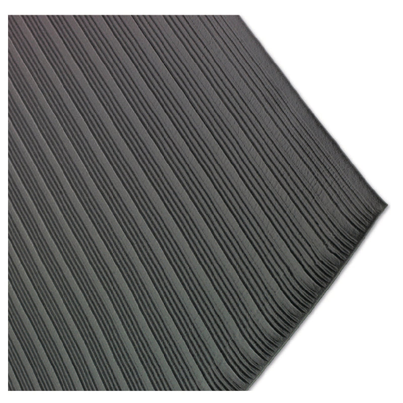 Carlisle KM4360BK 3' Anti-Fatigue Floor Runner 3/8 Inch Thick Vinyl Black