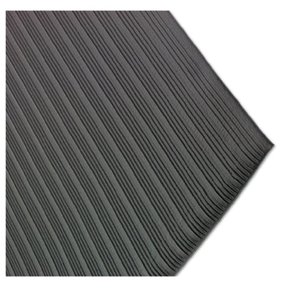 Carlisle KM4360BK 3' Anti-Fatigue Floor Runner 3/8 Inch Thick Vinyl Black